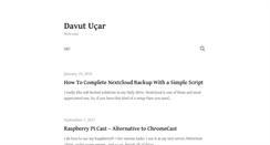 Desktop Screenshot of davutucar.com